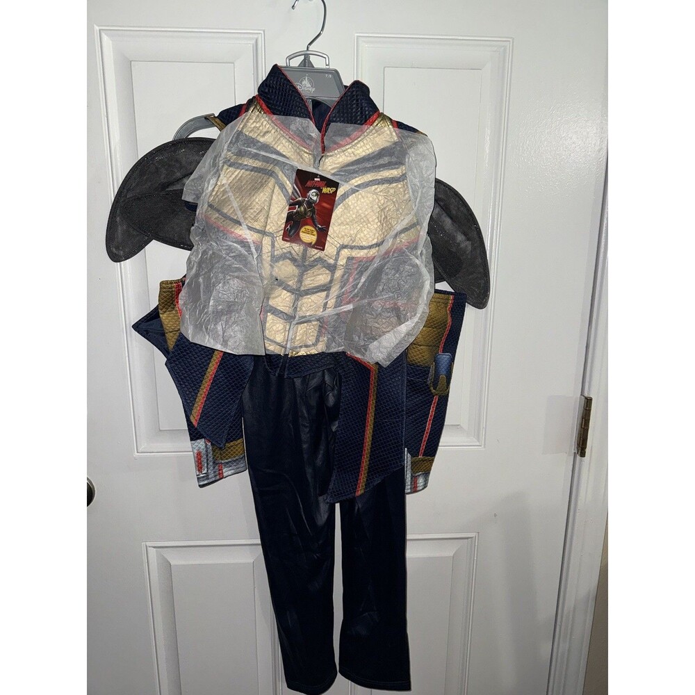 Disney Store Marvel Kids Wasp Costume Vest Wings Pants Size M 7/8 Years NEW - Picture 8 of 16